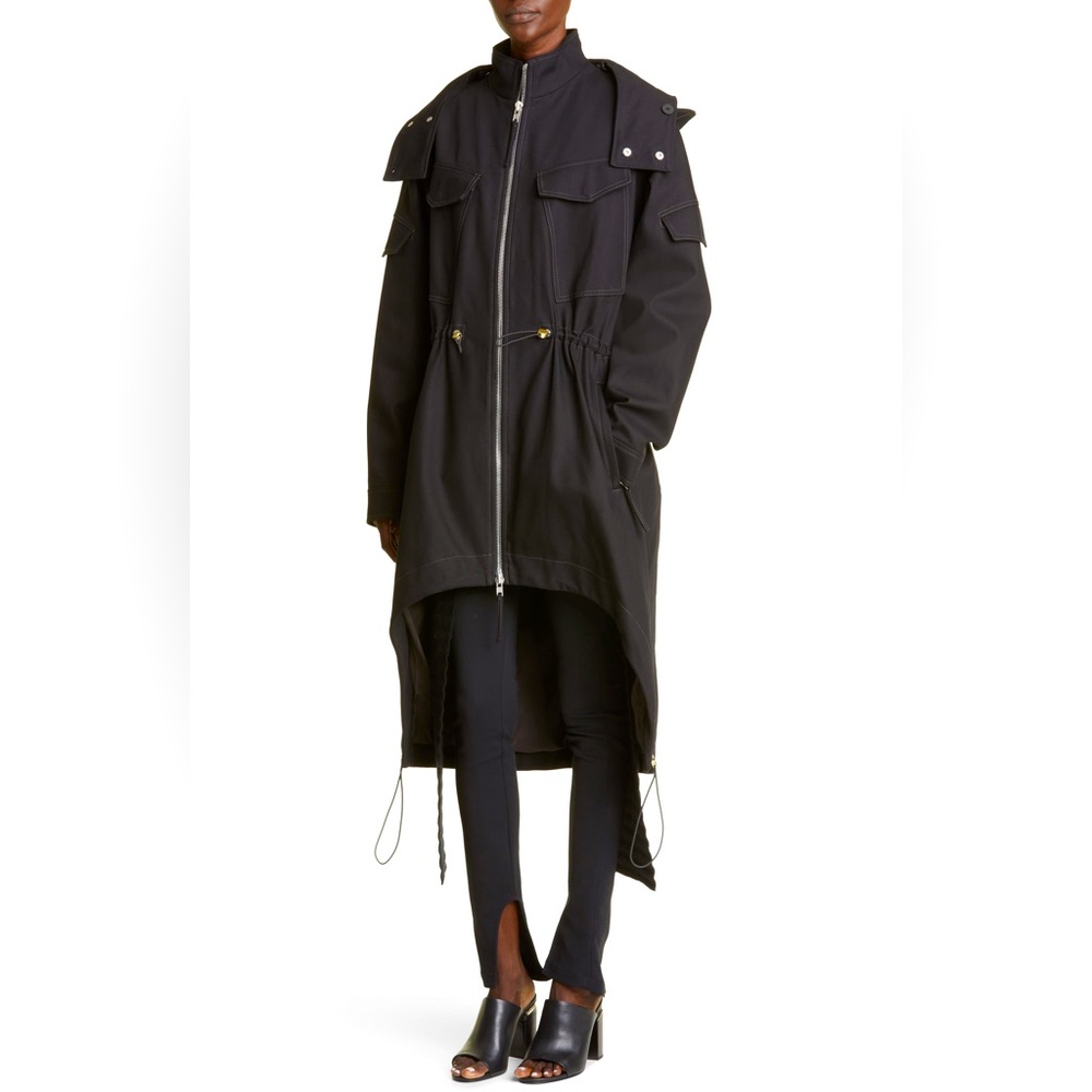 NWT DION LEE Utility Arch Twill Parka